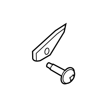 Ford ML3Z-1029038-AA Rear Molding, Passenger Side ML3Z-1029038-AA Ford Rear Molding, Passenger Side Illustration 1 of 1