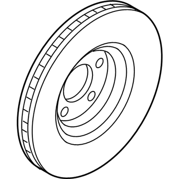 Ford Edge Brake Rotor - M2GZ-1125-A