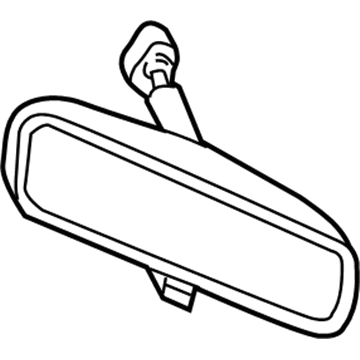 Ford 6U5Z-17700-A Mirror Assembly - Rear View - Inner