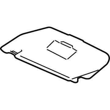 Ford DT1Z-6104104-HA Visor Assembly - Sun