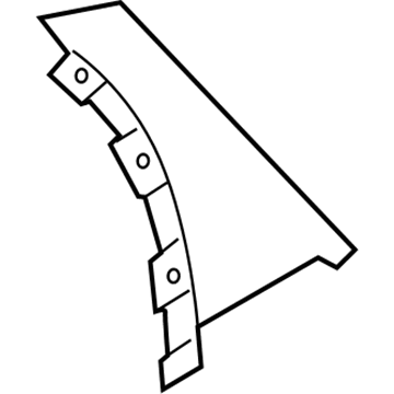 CP9Z-58255A35-B Ford Applique, Driver Side Illustration 1 of 1