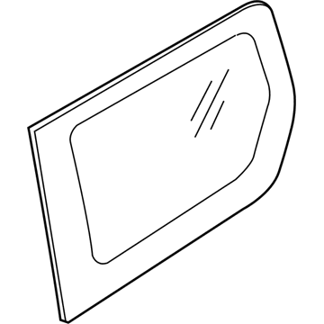 Ford DT1Z-6129711-R Glass - Quarter Window