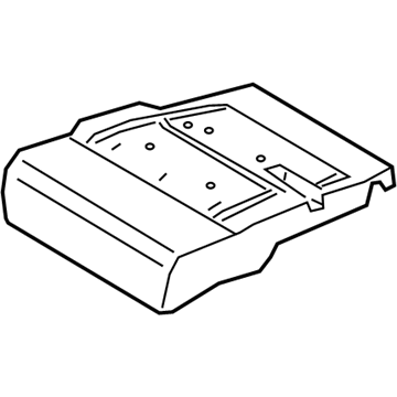 Ford LB5Z-7863840-L Pad - Rear Seat Cushion LB5Z-7863840-L Ford Pad - Rear Seat Cushion Illustration 1 of 1