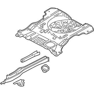 Ford AL8Z-7811215-A Pan Assembly - Floor