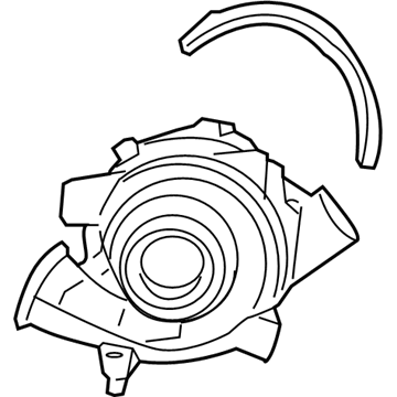 Ford 4C3Z-6K682-CDRM Remanufactured Turbocharger Assembly