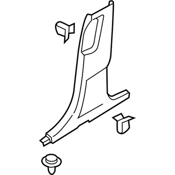 Lincoln FA1Z-5824346-AB Trim - B Pillar