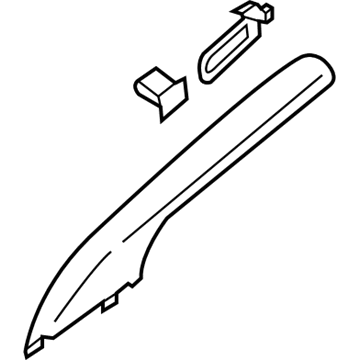 Lincoln FA1Z-5803598-AK Moulding - Windshield