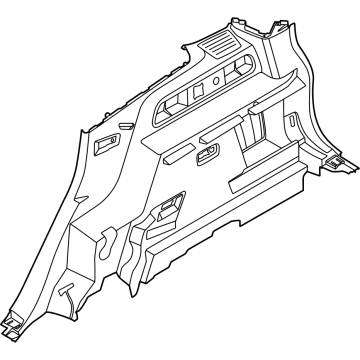 Ford M1PZ-7831012-CD Trim Assembly - Quarter M1PZ-7831012-CD Ford Trim Assembly - Quarter Illustration 1 of 1