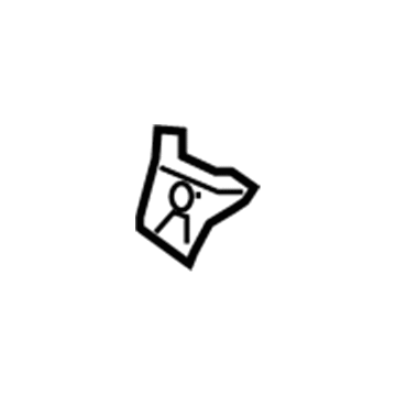 Ford 5G1Z-5461216-AA Bracket - Seat Belt Retainer