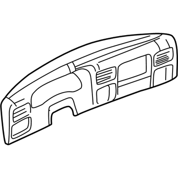 Ford 1C7Z-78044D70-AAA Panel - Instrument