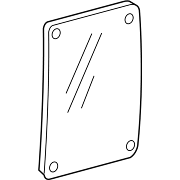 Ford XC2Z-1525722-BA Glass - Body Side Panel - Fixed