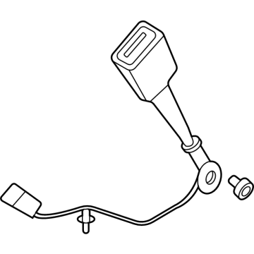 Ford PC3Z-2561202-AB Seat Belt Assembly
