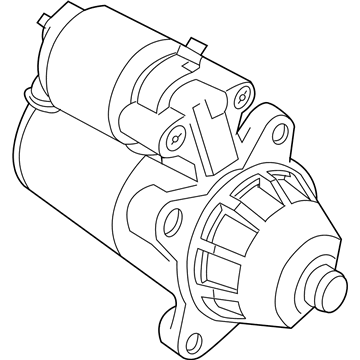 Ford E4DZ-11002-B Starter Motor Assembly