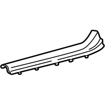 YL3Z-1613208-AAB Ford Scuff Plate, Front Inner Passenger Side Illustration 1 of 1