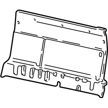 3L3Z-16115A00-BAC Ford Storage Compart, Rear Illustration 1 of 1