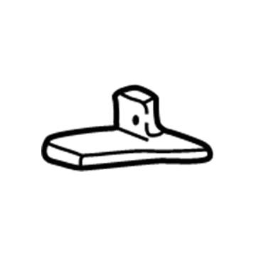 Ford YL3Z-16311A10-AA Sound Absorber, Rear Passenger Side YL3Z-16311A10-AA Ford Sound Absorber, Rear Passenger Side Illustration 1 of 1