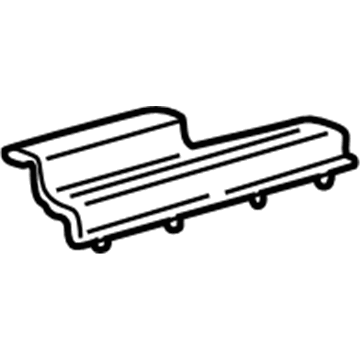 YL3Z-1613228-AAB Ford Scuff Plate, Rear Inner Passenger Side Illustration 1 of 1