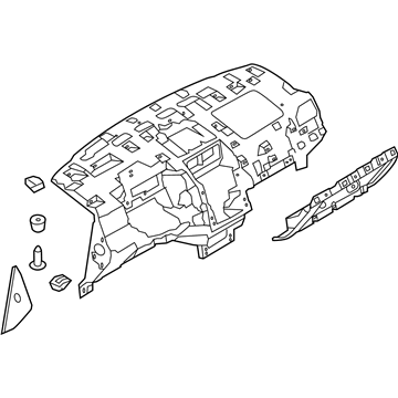 Lincoln BA1Z-7804320-AA Panel - Instrument