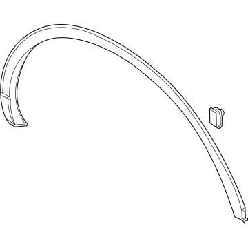 Lincoln LC5Z-7829038-BAPTM Moulding