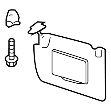 Ford KB3Z-2104104-AA Visor Assembly - Sun