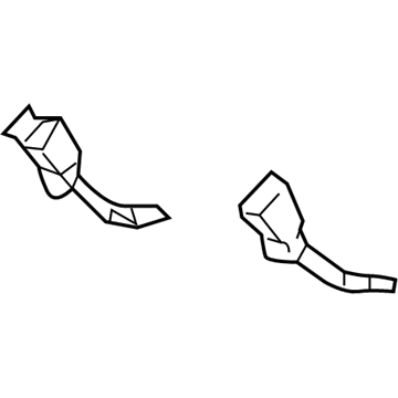 6L3Z-1860044-BA Ford Buckle End, Rear Passenger Side Illustration 1 of 1