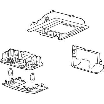 Lincoln AA1Z-78519A70-AA Console Assembly - Overhead