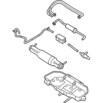 Ford 7R3Z-9D653-C Cannister - Fuel Vapour Storage