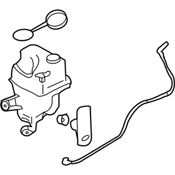 Ford Five Hundred Windshield Washer Fluid Reservoir - 5G1Z-17618-BA