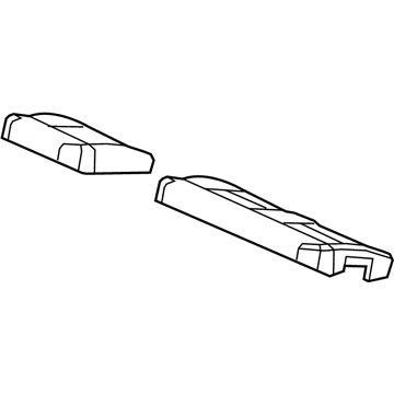 Ford 7L3Z-1863804-AA Cover Assembly - Rear Seat