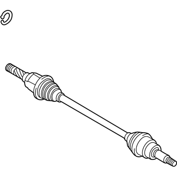 Ford DT4Z-4K138-B Shaft Assembly