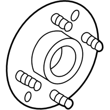 Mercury 3F2Z-1107-AA Bolt - Wheel