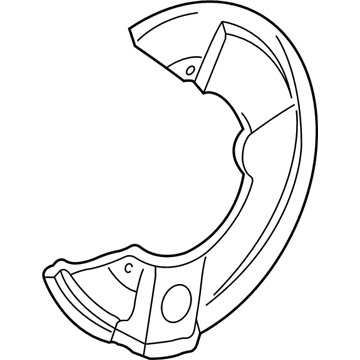 Mercury 3F2Z-2K004-AA Shield - Splash
