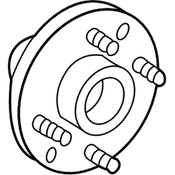 Mercury 3F2Z-1104-AA Hub Assembly - Wheel