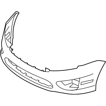 Ford AE5Z-17D957-BAPTM Bumper Assembly - Front
