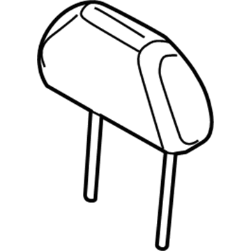 Ford 5F9Z-74611A08-CAA Head Rest Assembly