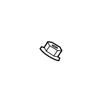 Ford -W700430-S441 Nut And Washer Assembly - Hex.