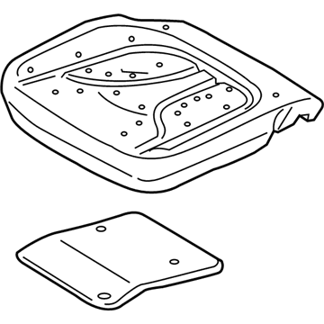 Lincoln MKX Seat Cushion - FA1Z-58632A22-M