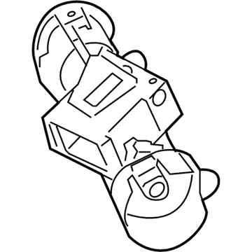 Ford AA8Z-3F527-A Lock Assembly - Steering And Ignition
