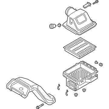 Ford JL3Z-9600-C Cleaner Assembly - Air