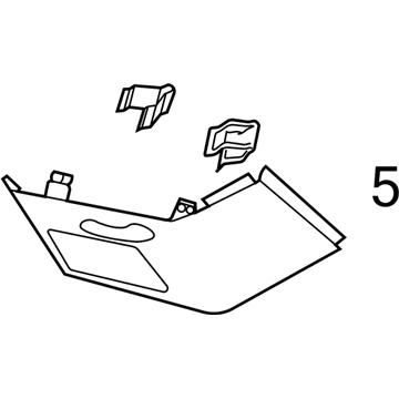 Lincoln LC5Z-7831010-AA Moulding - Roof Side Trim