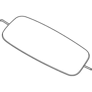 FR3Z-7642006-B Ford Glass - Back Window Illustration 1 of 1
