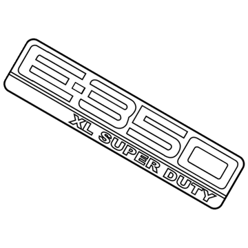 Ford 9C2Z-1542528-GA Name Plate
