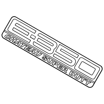 Ford 6C2Z-1542528-KA Name Plate