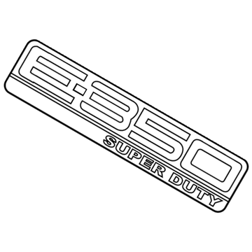 Ford 9C2Z-1542528-DA Name Plate