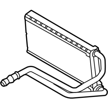 Lincoln JX6Z-18476-C Radiator And Seal Assembly - Heater