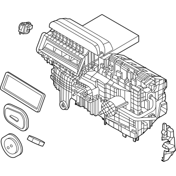 Lincoln PZ1Z-19B555-E A/C & Heater Assembly