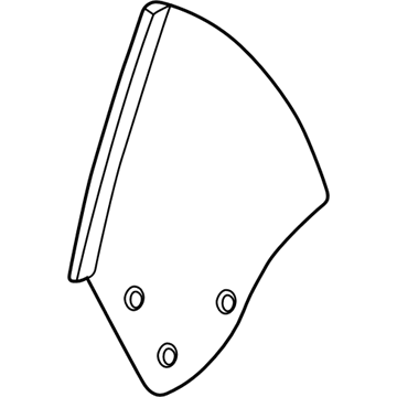 Ford 1R3Z-7629710-AA Glass - Quarter Window