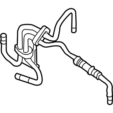 Ford Oil Cooler Hose - AL8Z-7R081-A