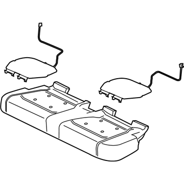 Ford FL3Z-16632A22-B Pad - Rear Seat Cushion