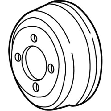 Ford XL3Z-8509-A Pulley - Water Pump
